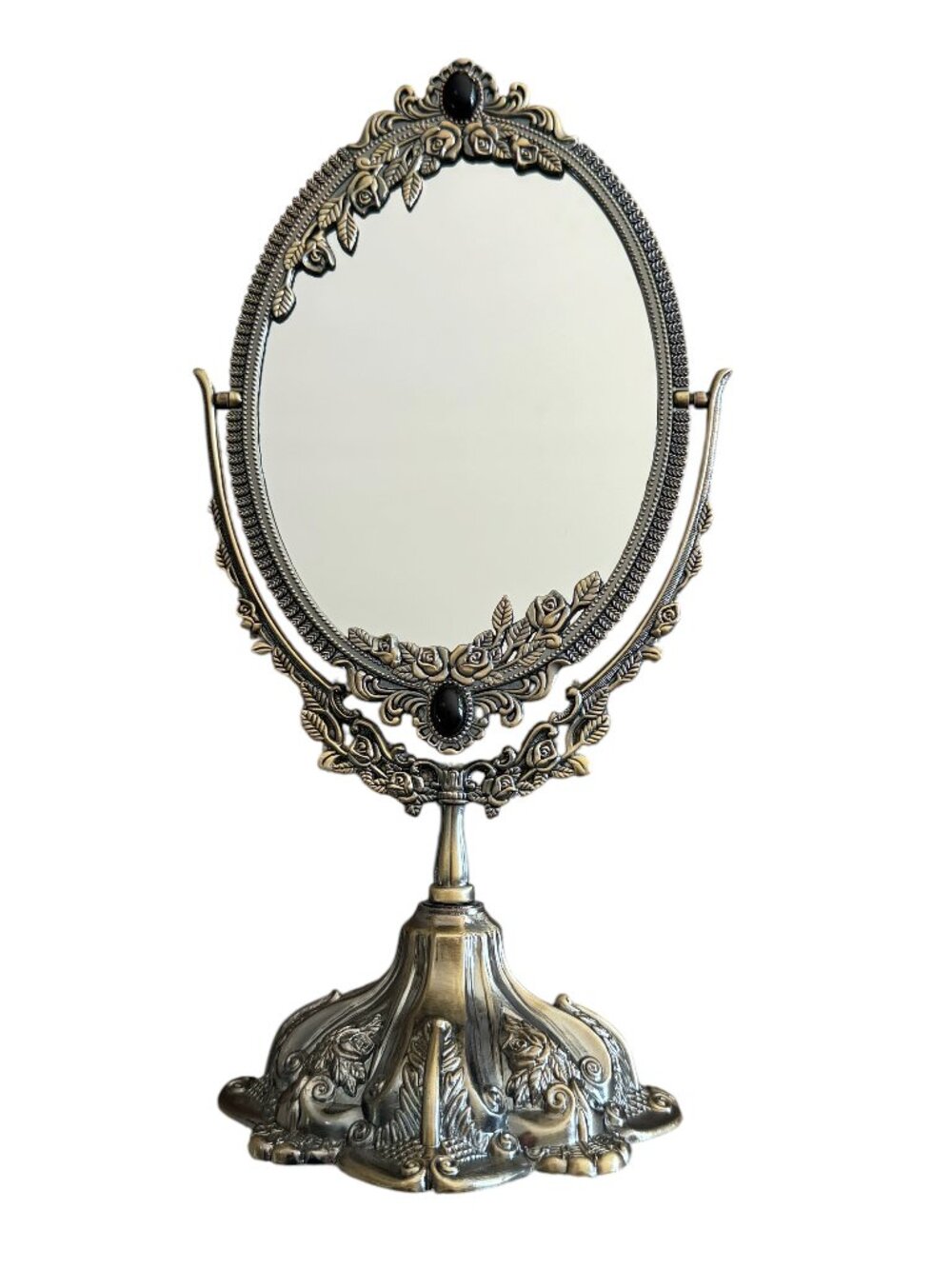 Antique Style Tabletop Swivel Mirror